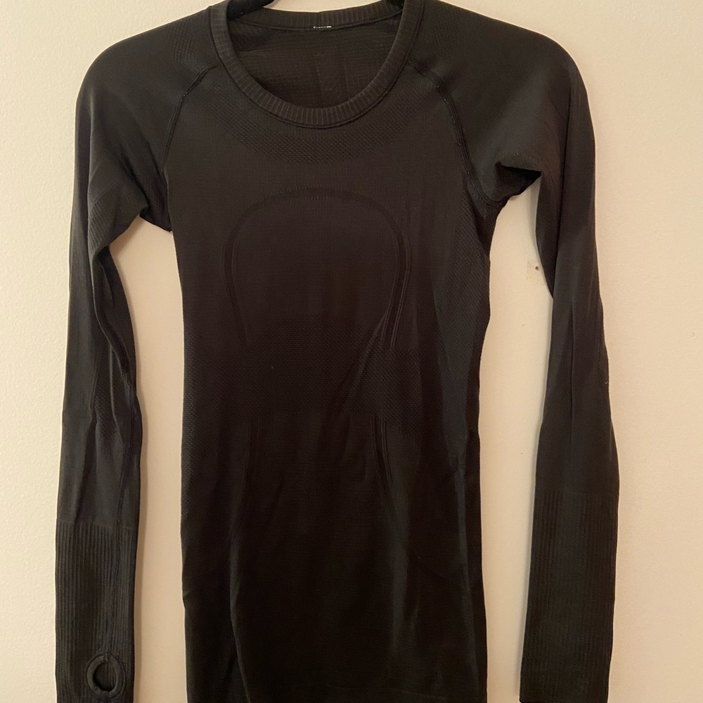 Lululemon Swiftly Tech Black Long Sleeve